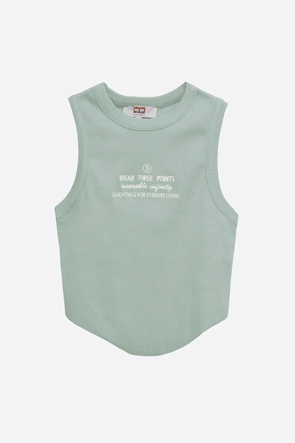 "INFINITY" Crop Top in grün