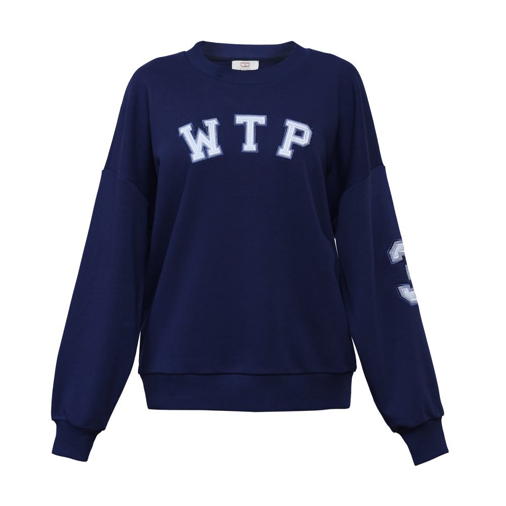 "SYLVIA" Sweatshirt in blau