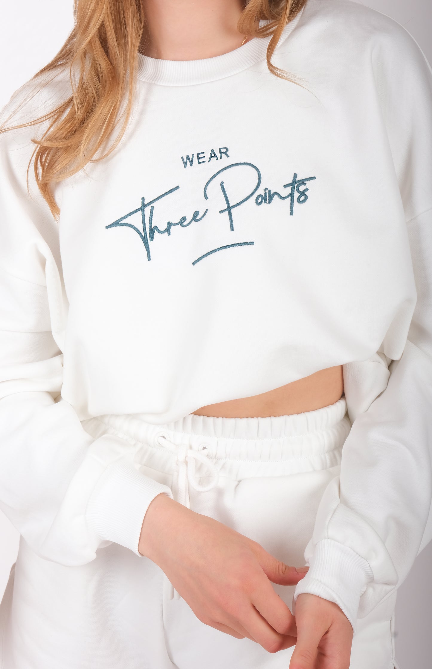 Oversized Sweatshirt in weiß