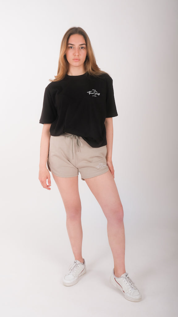 Oversized T-Shirt in schwarz