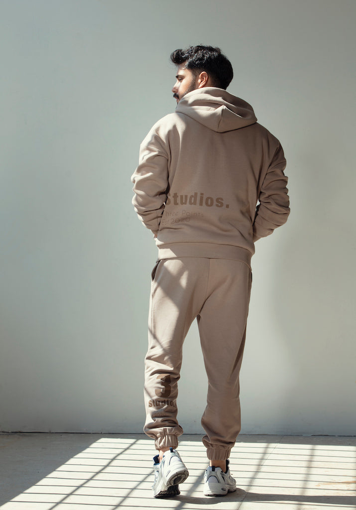 "3 STUDIOS" Jogger in braun