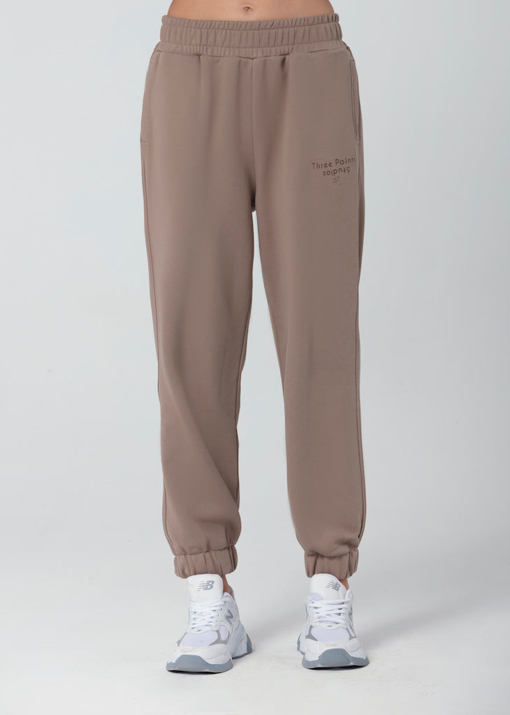 "3 STUDIOS" Jogger in braun
