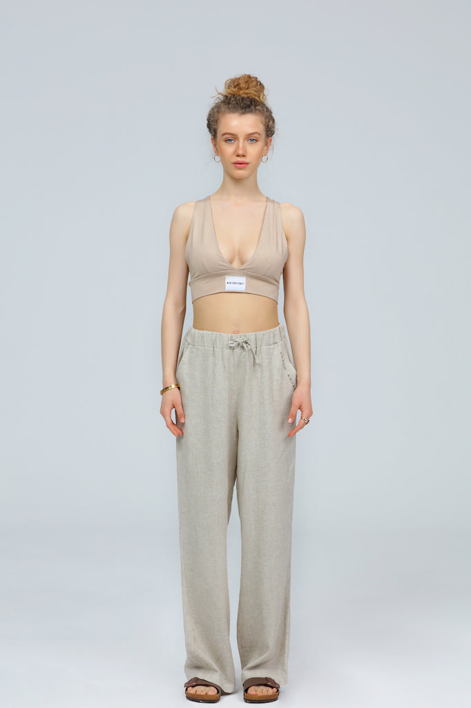 "LYNA" Leinenhose