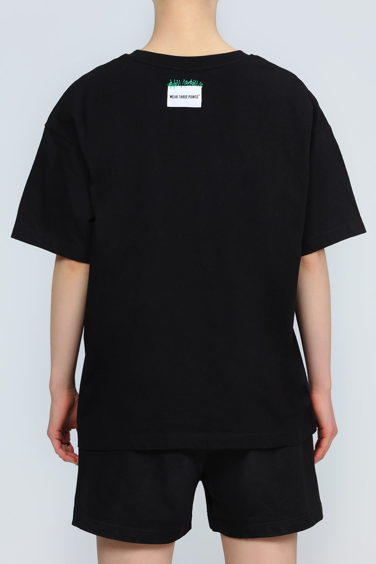 "WEEKEND" Oversized T-Shirt in schwarz