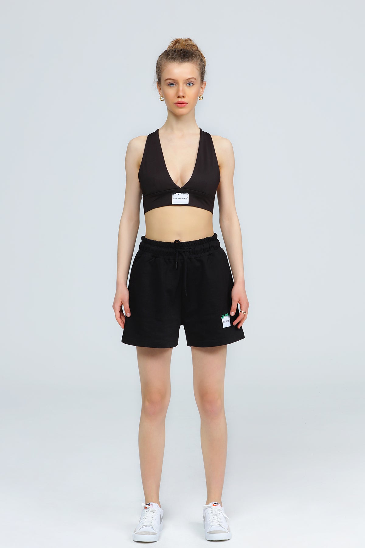 "XANTE" Top in schwarz