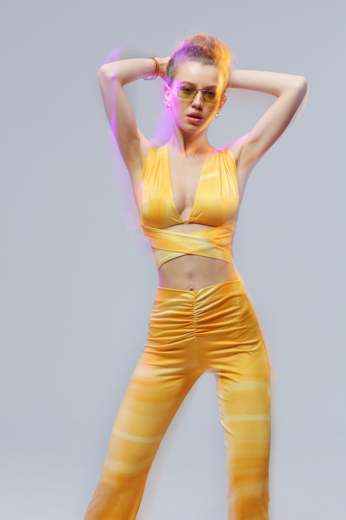 "HERA" Hose in orange