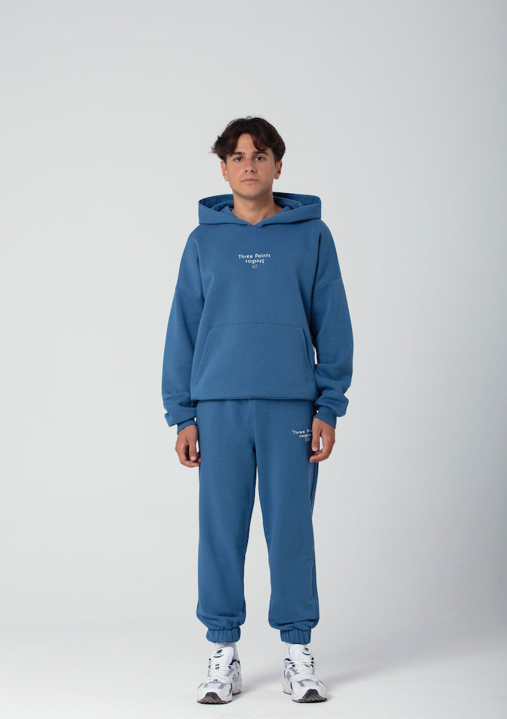 "STUDIOS" Hoodie in blau