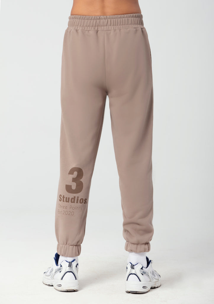 "3 STUDIOS" Jogger in braun