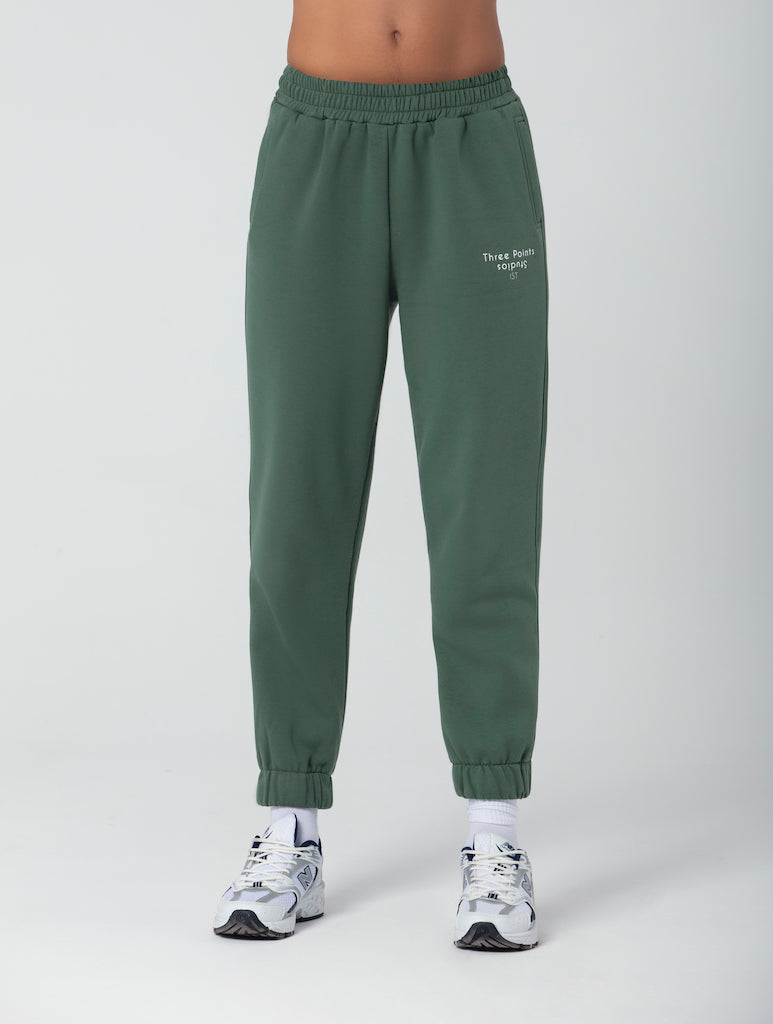 "3 STUDIOS" Jogger in grün