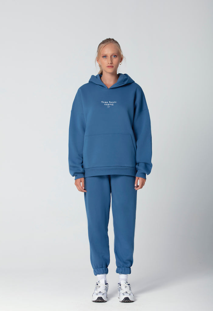 "STUDIOS" Hoodie in blau