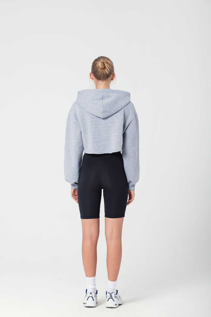 "SIMPLICITY" Crop Sweatshirt in grau