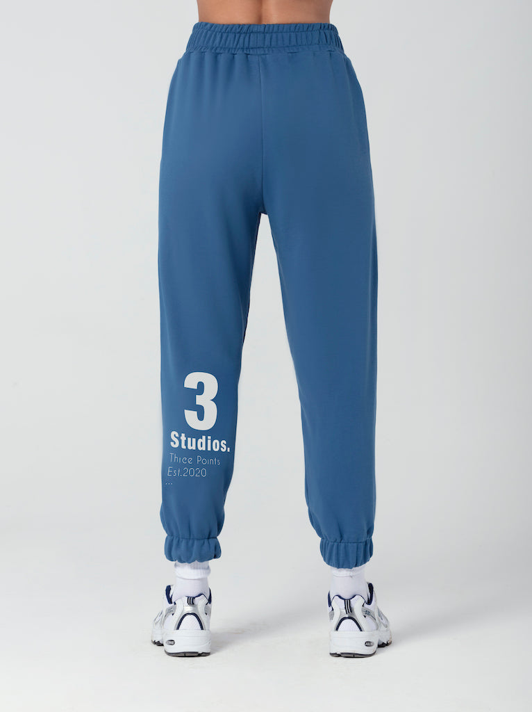 "3 STUDIOS" Jogger in blau