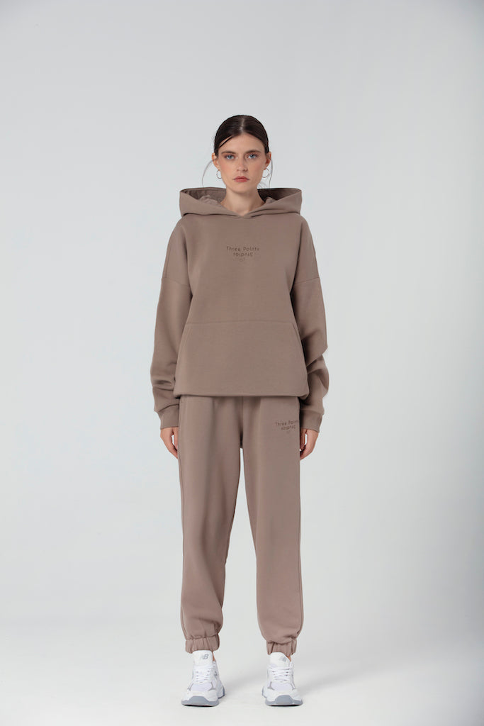 "3 STUDIOS" Jogger in braun