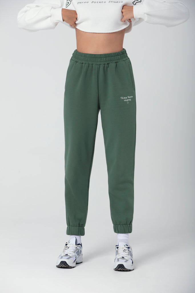 "3 STUDIOS" Jogger in grün