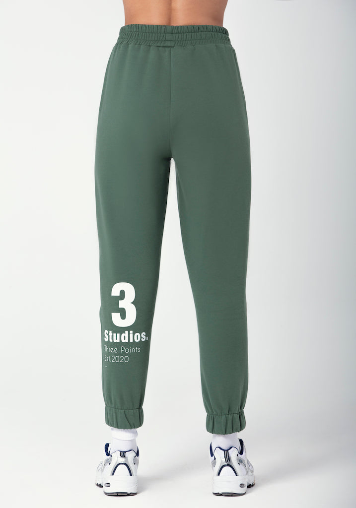 "3 STUDIOS" Jogger in grün