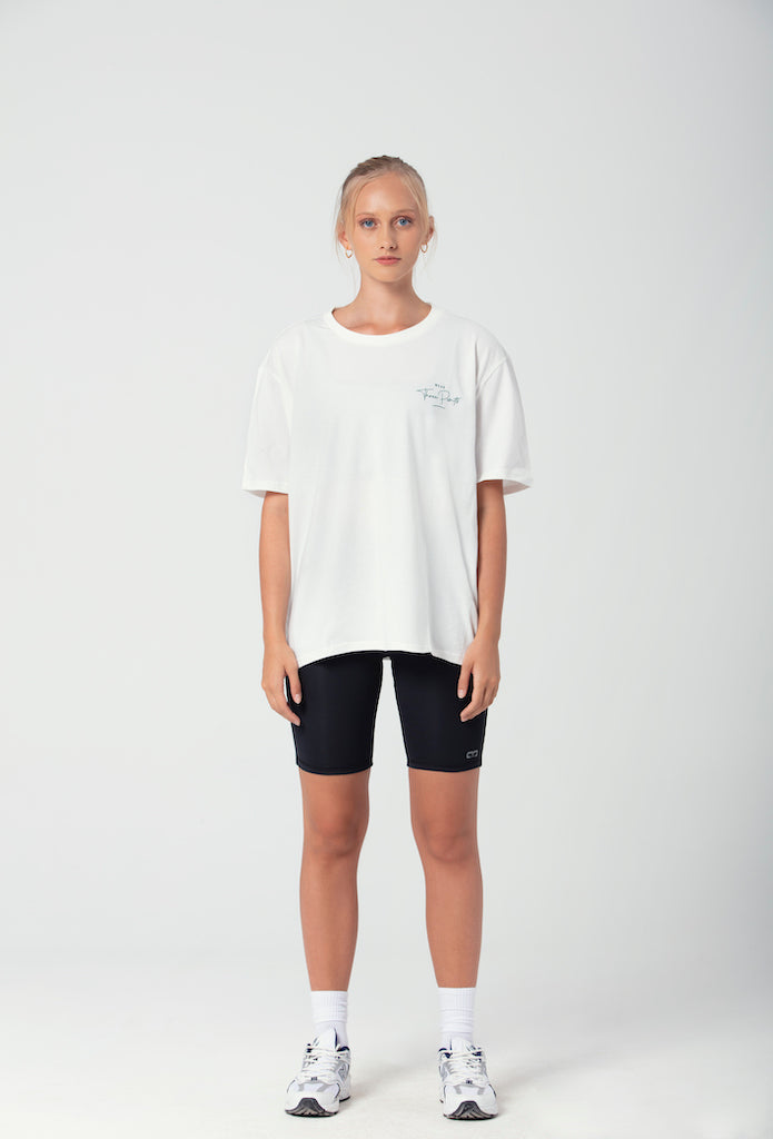 Oversized T-Shirt in weiß