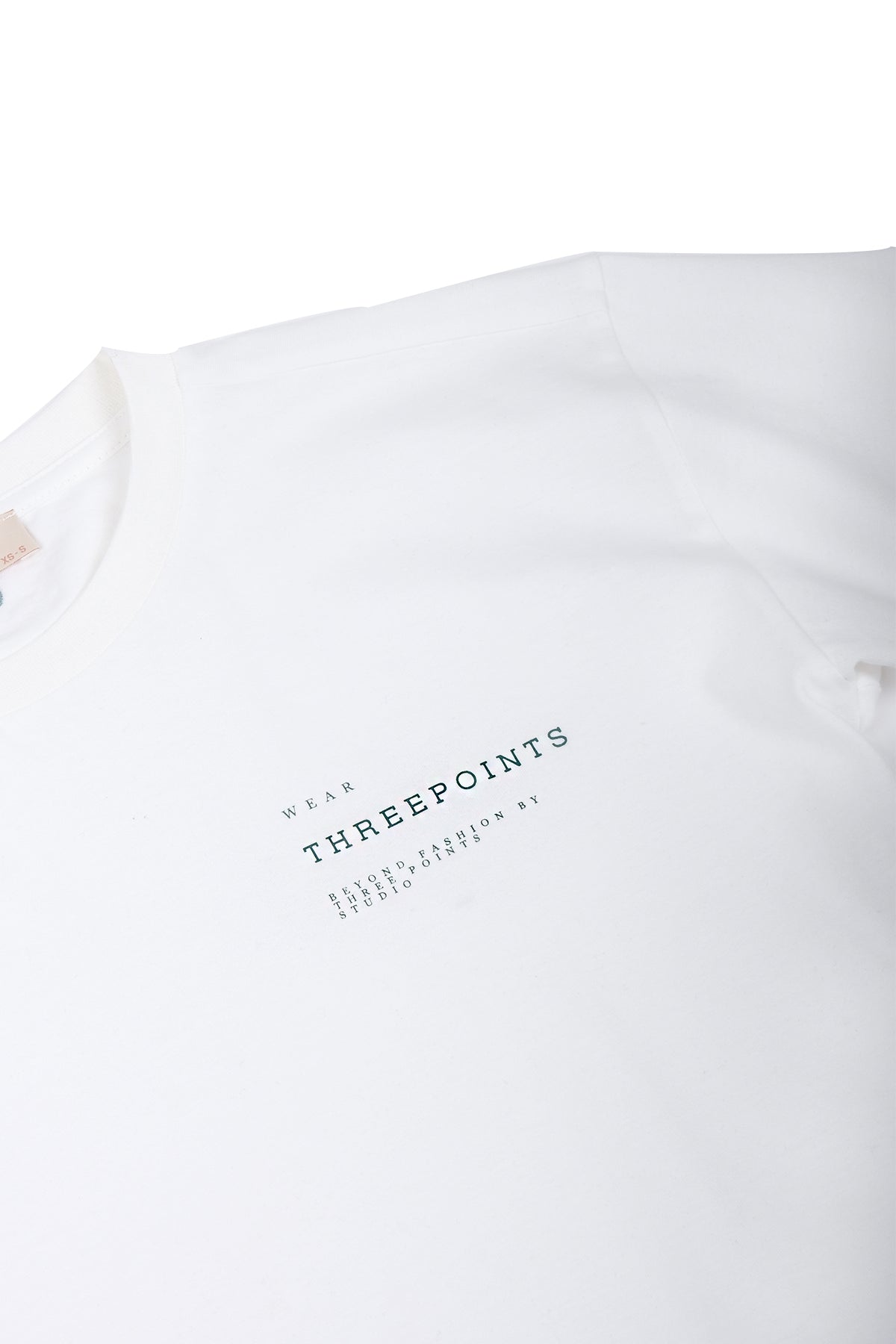 Cropped T-Shirt in weiß
