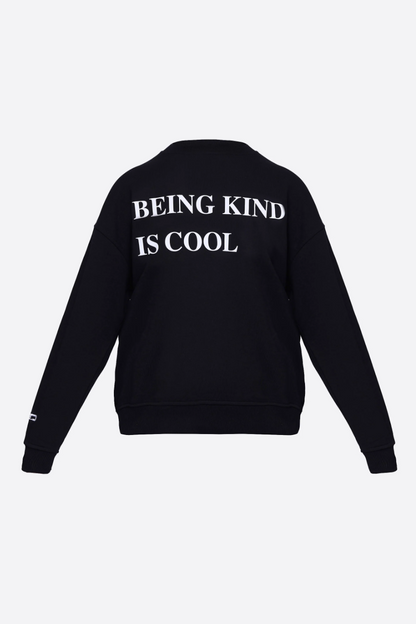 "WEEKEND" Oversized Sweatshirt in schwarz