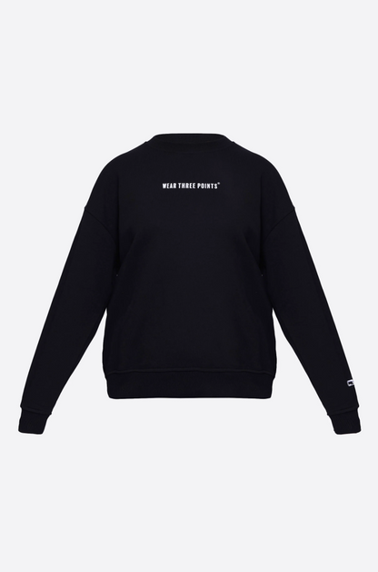 "WEEKEND" Oversized Sweatshirt in schwarz