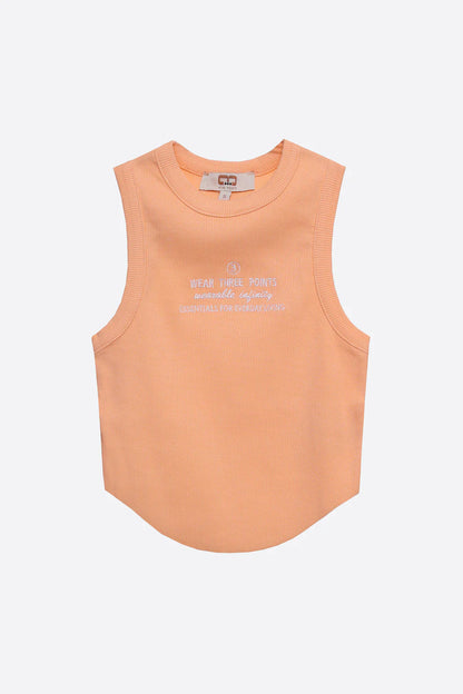 "INFINITY" Crop Top in orange