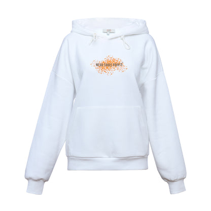 "VIRGINIA" Hoodie in weiß