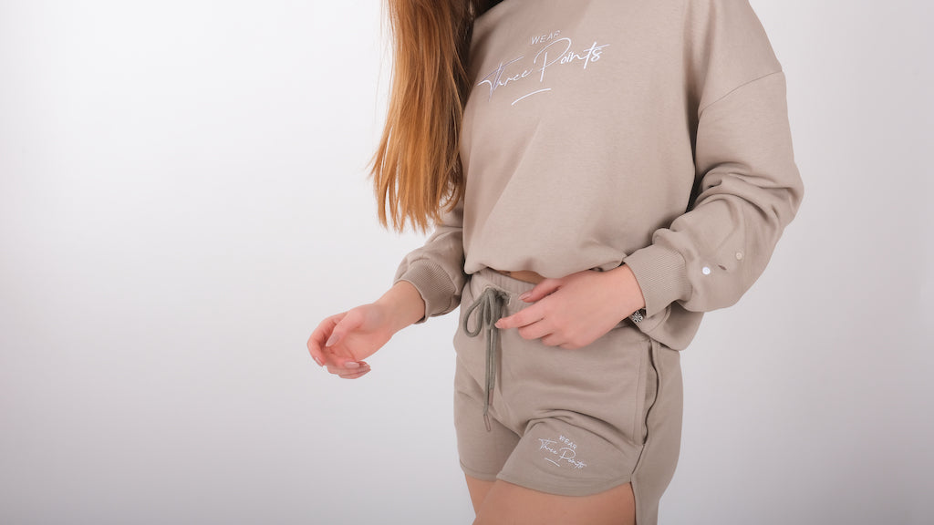 Oversized Sweatshirt in beige