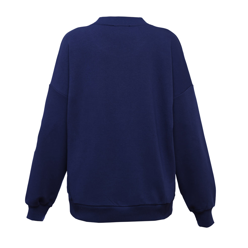"SYLVIA" Sweatshirt in blau