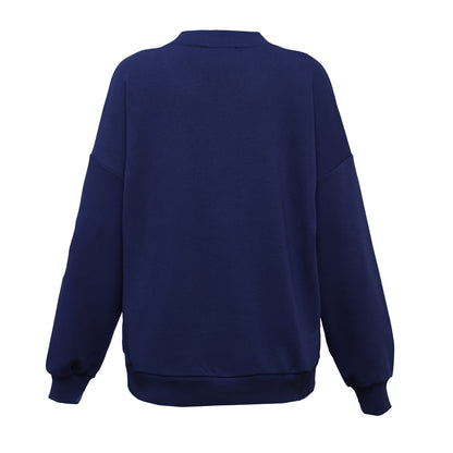 "SYLVIA" Sweatshirt in blau
