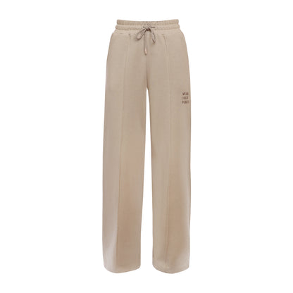 "LUBNA" Jogger mit weitem Bein in beige