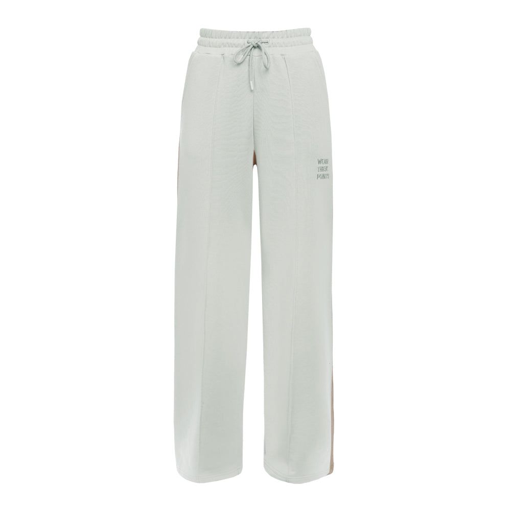 "LUBNA" Jogger mit weitem Bein in eisblau