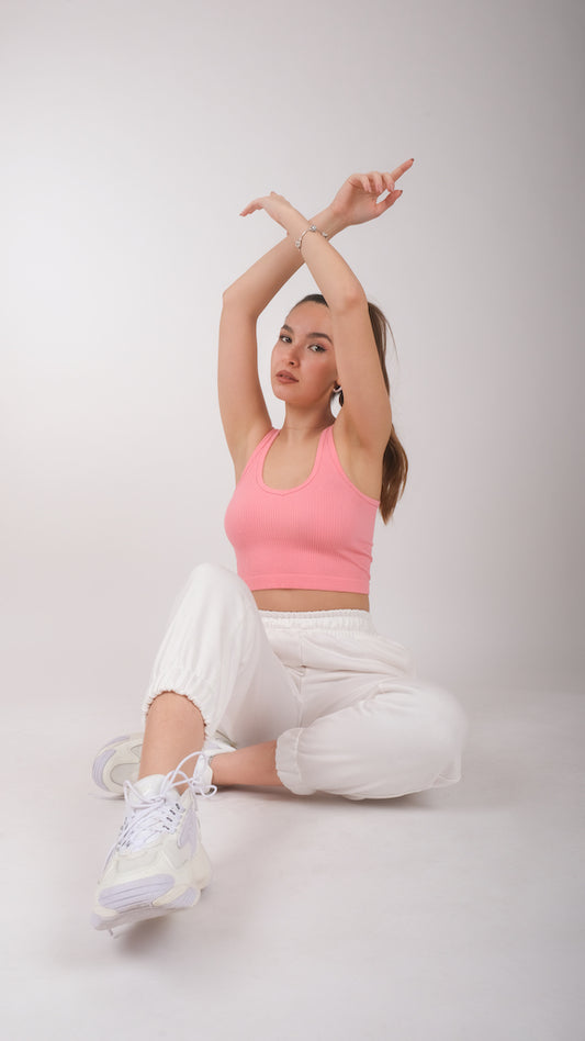 Crop Top in pink