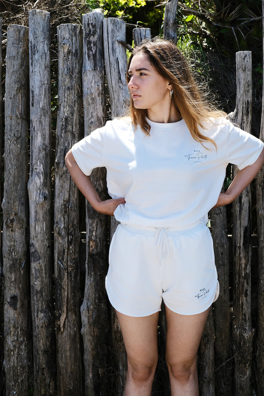 Oversized T-Shirt in weiß