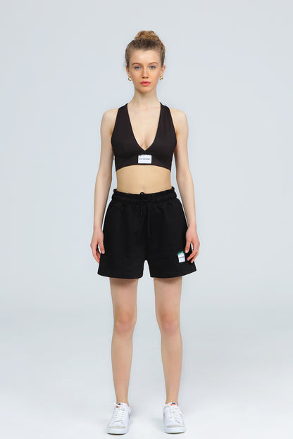 "XANTE" Top in schwarz