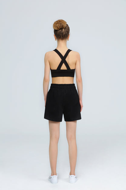 "WEEKEND" Shorts in schwarz