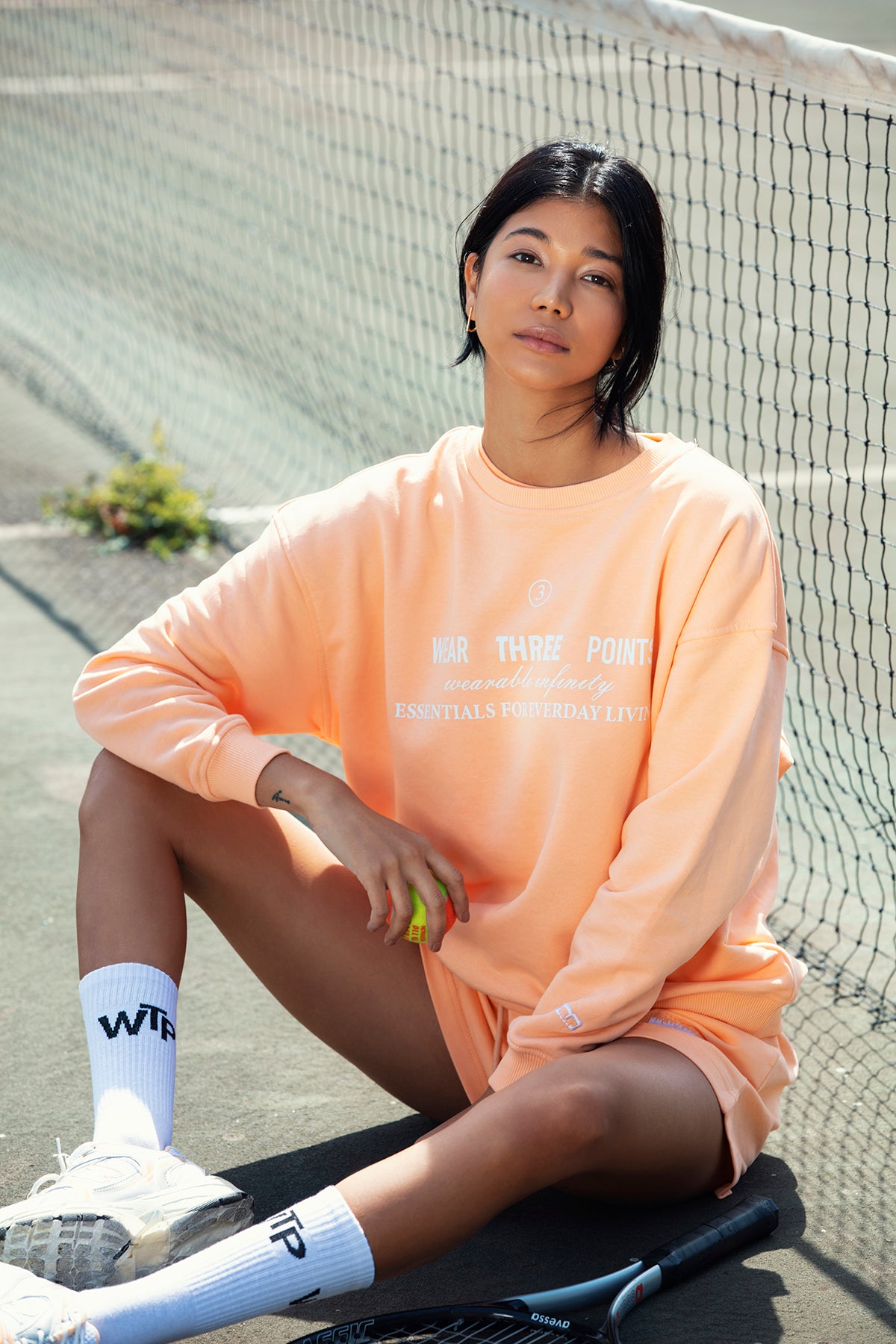 "WEEKEND" Oversized Sweatshirt in lachs
