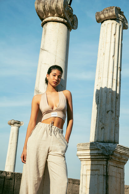 "LYNA" Leinenhose