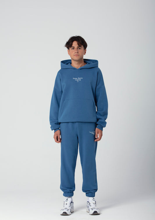 "STUDIOS" Hoodie in blau