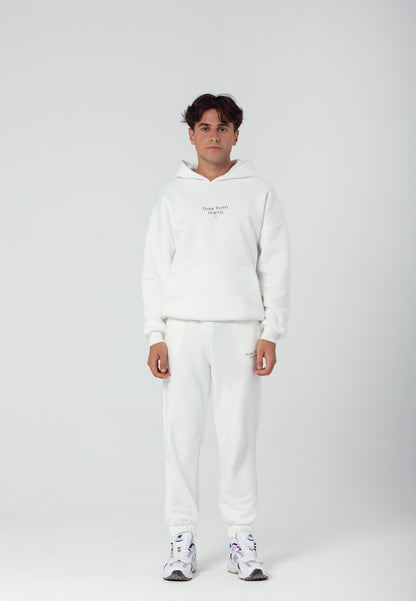"STUDIOS" Hoodie in weiß