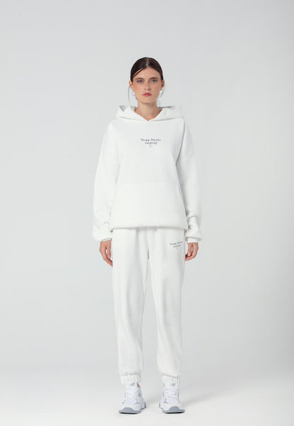 "STUDIOS" Hoodie in weiß