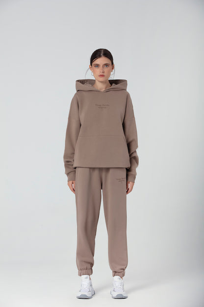 "3 STUDIOS" Jogger in braun