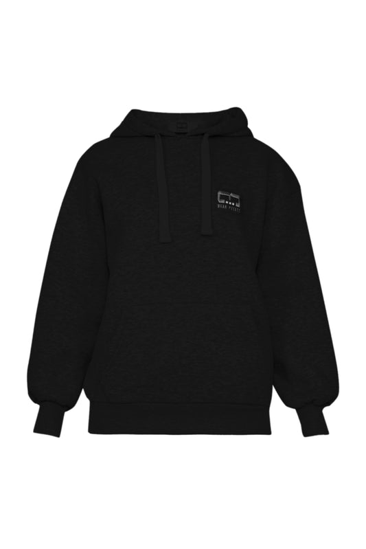 Hoodie in schwarz