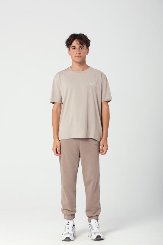 Oversized T-Shirt in beige
