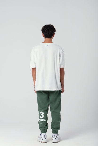 Oversized T-Shirt in weiß