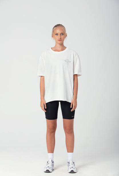 Oversized T-Shirt in weiß