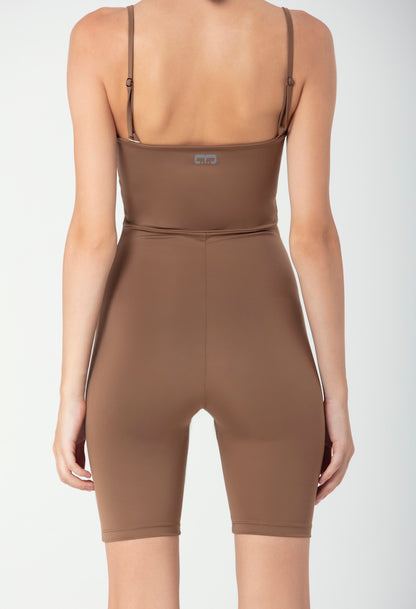 Overall mit verstellbaren Trägern in braun