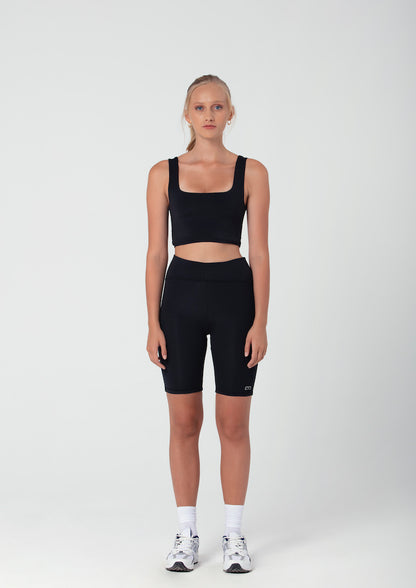 Radlershorts in schwarz