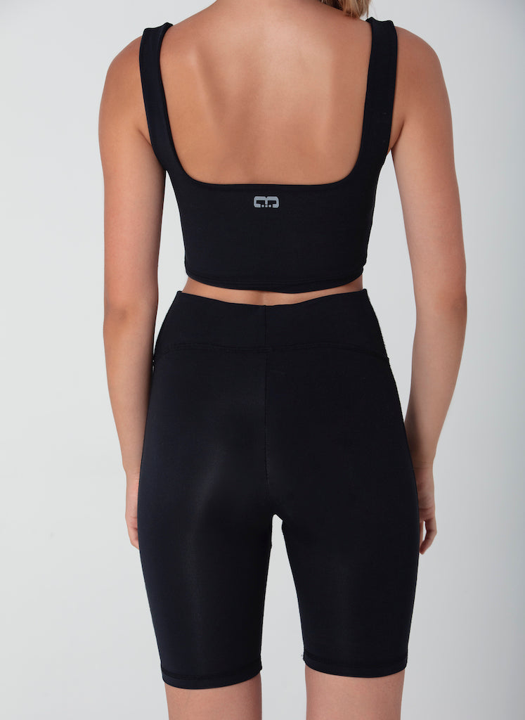 Radlershorts in schwarz