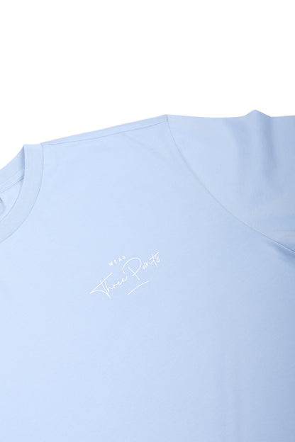 Oversized T-Shirt in blau