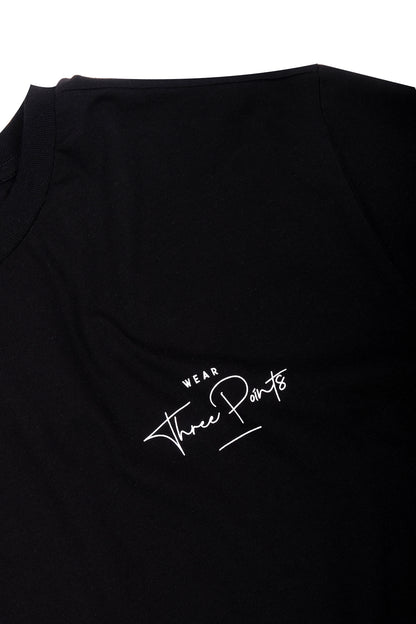 Oversized T-Shirt in schwarz