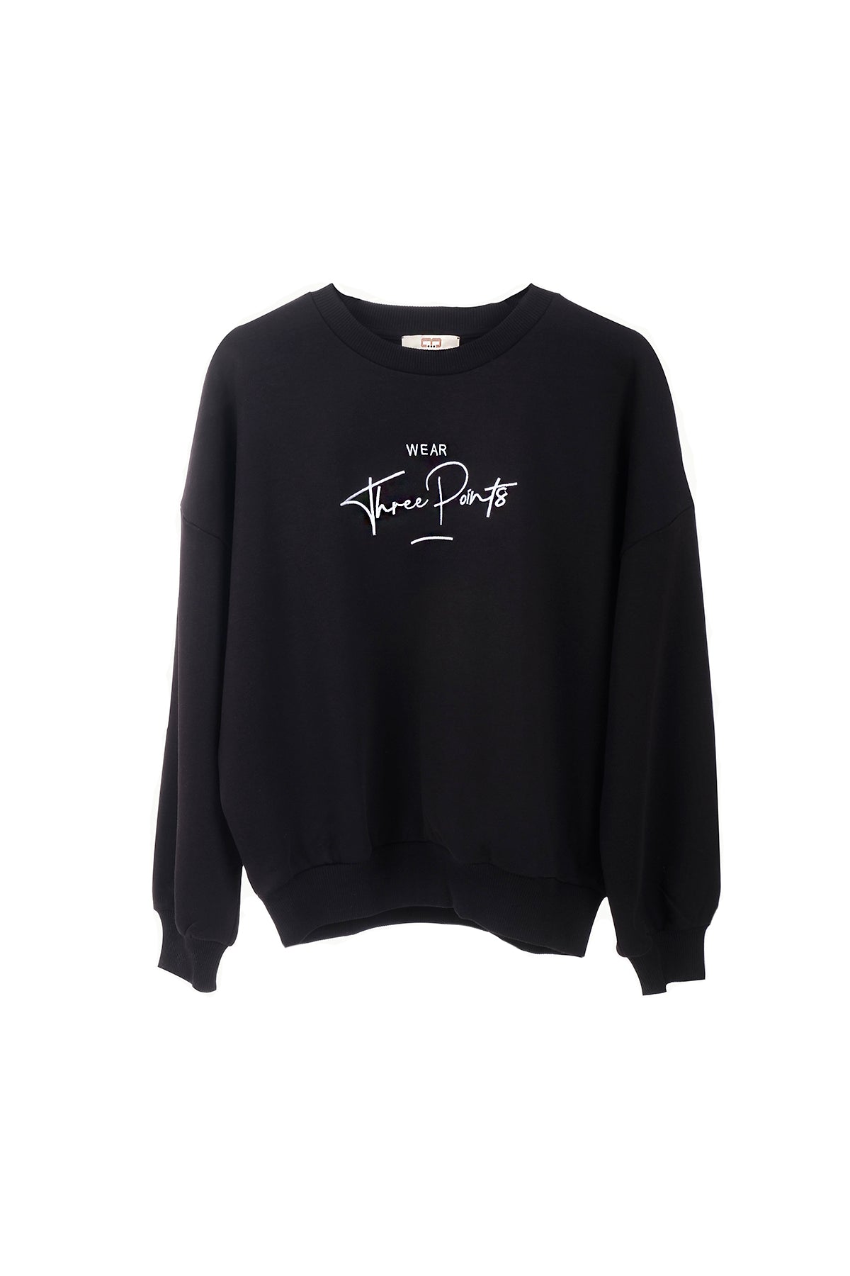 Oversized Sweatshirt in schwarz
